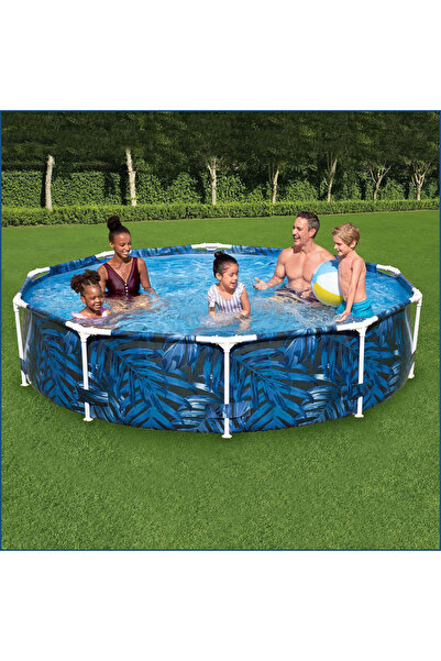 BESTWAY Steel Pro 10 FT Round Above-Ground Pool - 305 x 66 cm