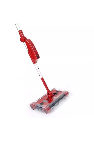 Boxely Mătură electrică, rotație 360°, perie rotativă încorporată, recipient pentru praf, compactă, reglabilă 90°