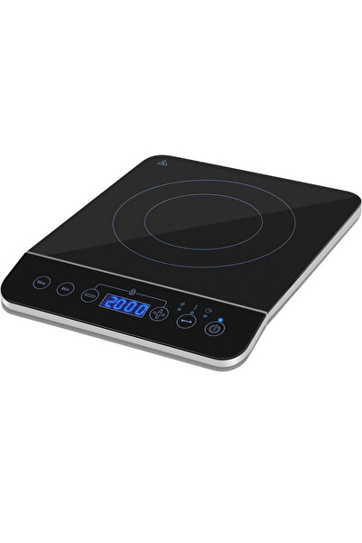 BlueFire Induction Electric Hotplate, 2000W, 10 Temperature Levels, Timer, Black