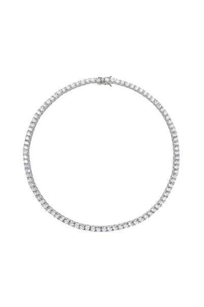 House of Crystals Colier Tip Tennis cu Cristale Zirconia 5mm Placat cu Aur Melody