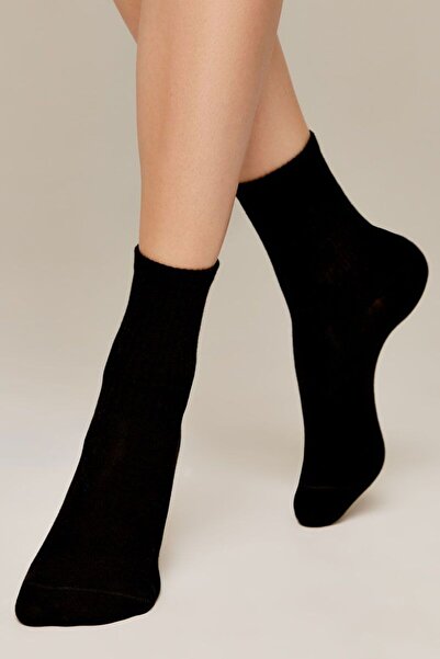 Conte Elegant Women's cotton socks with rhinestones, Conte Classic 419 - White, 38-39 (25)