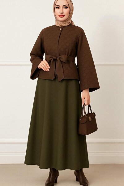 CNG MODA Puff Scuba Fabric Hijab Skirt