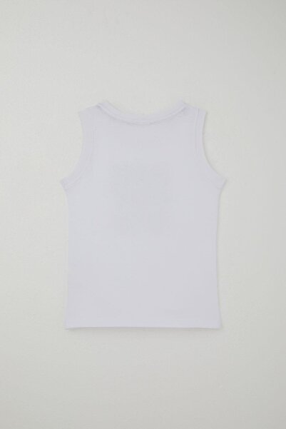 Breeze Boy's Shorts Set, Zero Sleeve, Lettering Printed Laces, Accessories, Ages 8-14, White