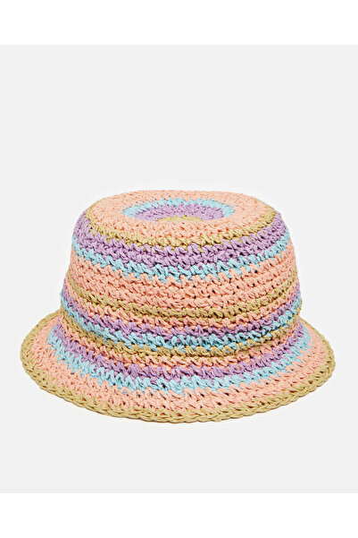REDTAG قبعة مزينة متعددة الألوان للبنات