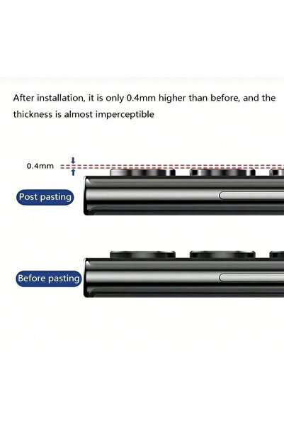 SOLİD CASE Xiaomi Redmi 15C Compatible Metal Decorated Stone Tempered Lens Protector