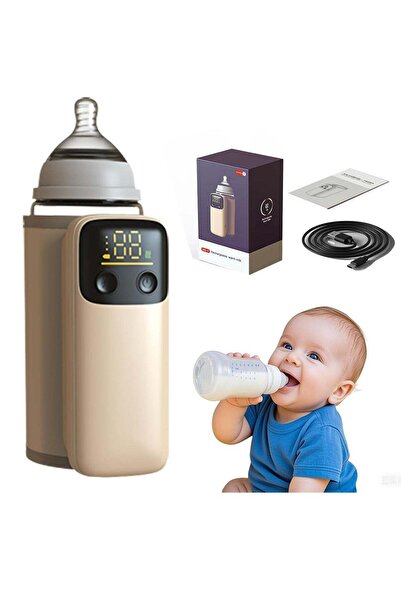 Gonice Portable Bottle Warmer - Travel-Friendly, Leak-Proof, LCD, 37–55°C, 8000mAh