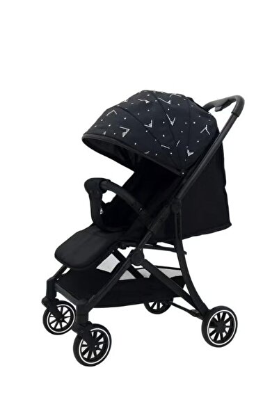 MAAS Two-way folding baby stroller with one hand; adjustable child seat in multiple positions; storage basket