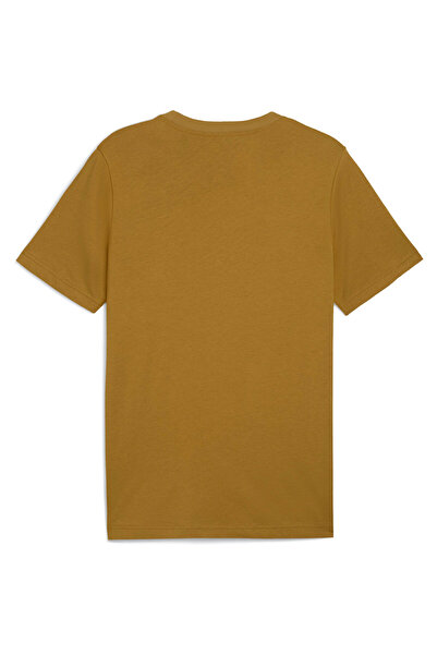Puma T-shirt Ess 2 Color Small No. 1 Logo Tee, Brown, Men