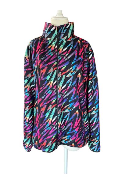 The Farm Animals Farm Animals Men's Patterned Softshell Fleece Sweat Jacket