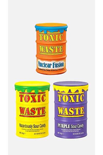 Toxic Waste Toxic Ekşi Şeker 3'lu kombo