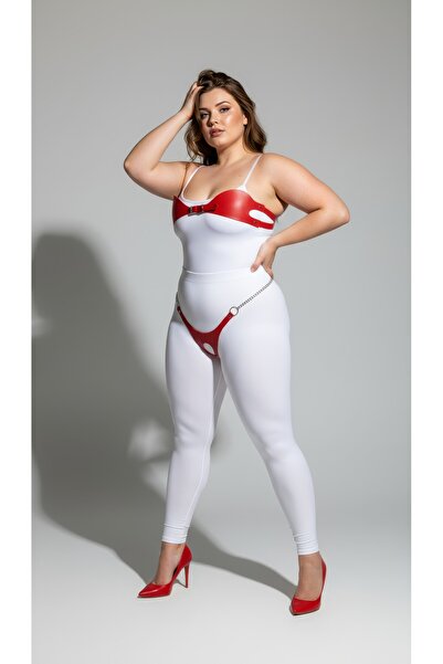 Angels Passion Plus Size Red Lingerie Set