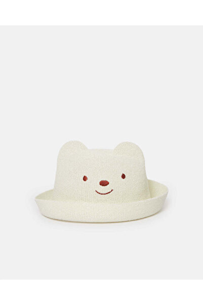 REDTAG قبعة بيضاء مزخرفة للأولاد