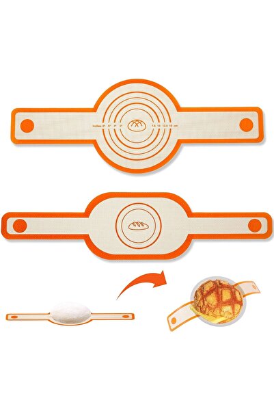 NALACAL 2PCS Silicone Bread Sling (Oval & Round) - Non-stick Sourdough Baking...