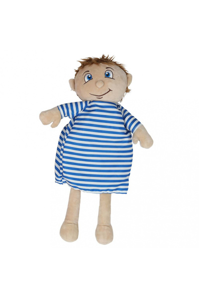 Ikonka Educational plush doll for children, human torso anatomy, boy model, size 48 x