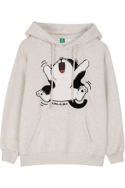 AndraRose Styles Cat Hoodie - Gray #02
