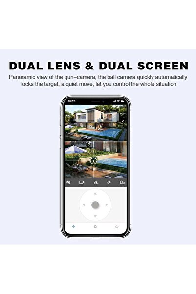 CRONY CG-Q821A 4MP Dual-Lens WiFi PTZ Security Camera