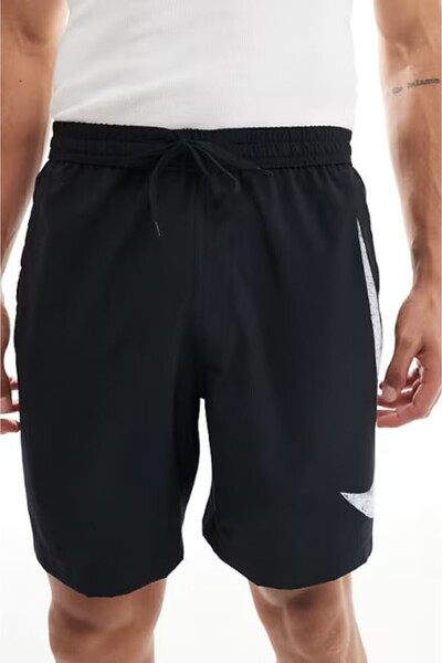 Nike Dri-Fit Training Swoosh Graphic 7 Inch Men's Black Sports Shorts