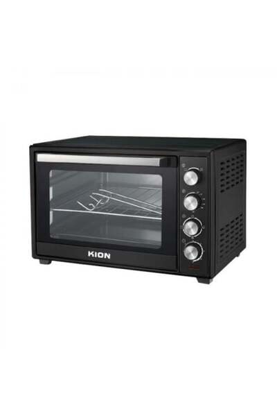 KIOON فرن كهربائي سعة 38 لترًا، 1600 واط، أسود، 4 مقابض تحكم (موديل 340-FS-KHD/8238)