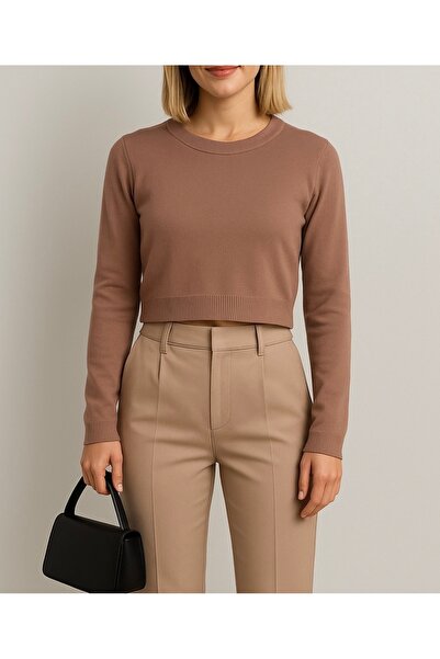 Forest Girl Basic Crop Bluz