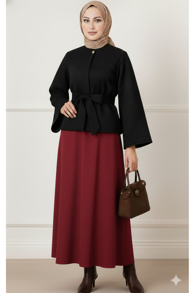 CNG MODA Puff Scuba Fabric Hijab Skirt