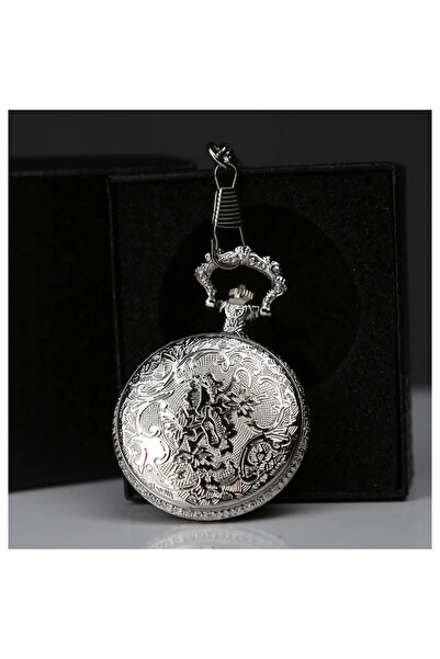 byhodi Special boxed dad (father) silver pocket watch alk4673