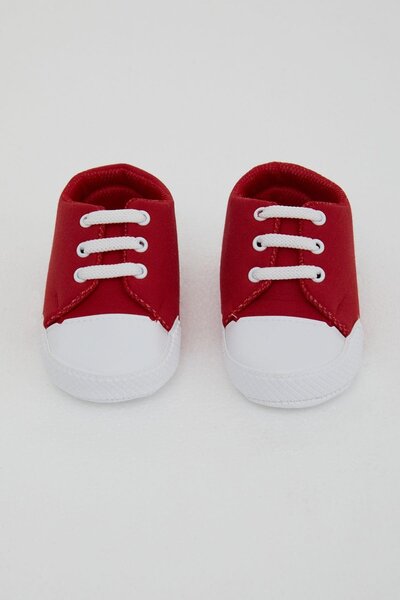Bebiccino Baby Girl Booties Shoes Basic Size 18-19, Red