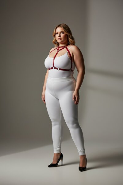 Angels Passion Plus Size Red Lingerie Set