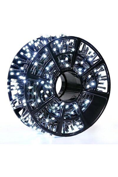 Boxely Șir de lumini de Crăciun 50 m, 8 moduri, interior/exterior, alb rece, ...