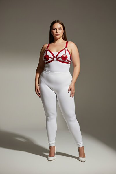 Angels Passion Plus Size Red Lingerie Set