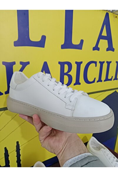 MODA White Genuine Leather Men's Shoes