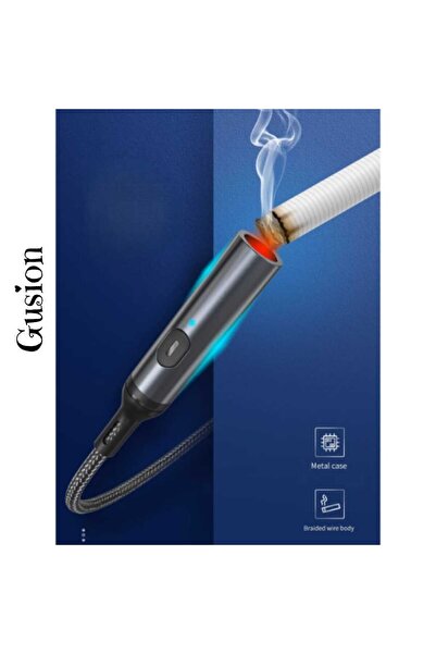 Gusion Type - C Kablolu Elektrikli Çakmak Evde Araçta Kampta Dış Mekanda Taşı...