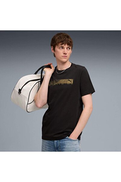 Puma T-shirt tech Graphic Tee, Black, Men