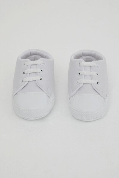 Bebiccino Baby Girl Booties Shoes Basic Size 18-19, Ecru