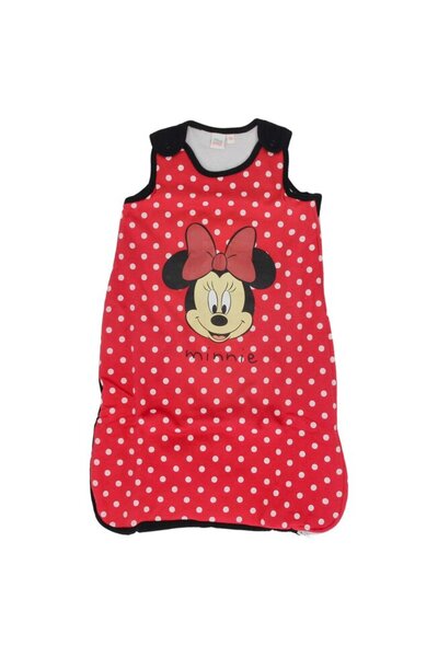 Minnie Mouse Winter sleeping bag, Minnie Mouse, red with polka dots