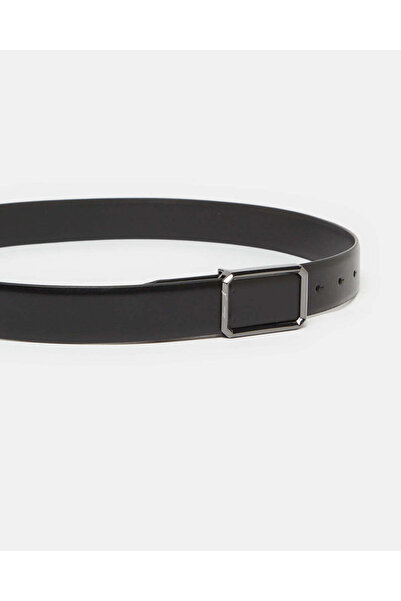 REDTAG Men Black Solid Belt
