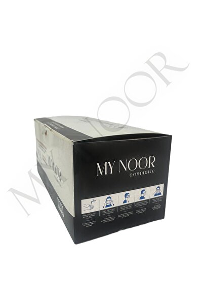 Mynoor Kozmetik Cerrahi 3 Katlı Maske Yassı İpli 50'lik