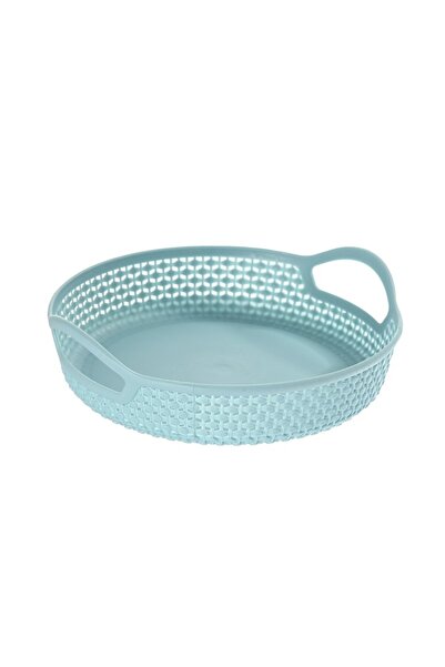 Lawazim 4-Piece Round Plastic Food Basket - Multicolour Plastic Basket Set