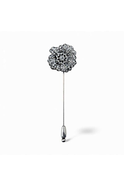 neslyaccessories Flower Figured Lapel Pin
