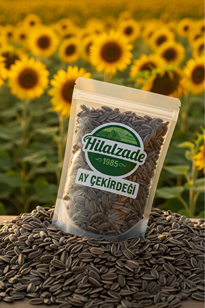 Hilalzade Çiğ Siyah Ayçekirdeği Dube 1.Sınıf Dakota Ayçiçek Çekirdeği 400 Gr