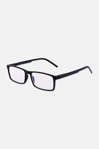 A & A Glasses Men WR-S6913S Rectangular Reading Glasses, Black