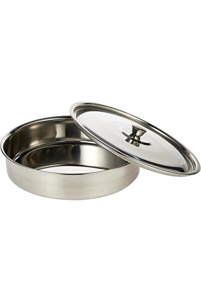 RAJ Round Oven Tray, Silver, VOT002