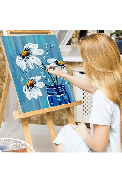 COOYA Paint by Numbers for Adults Beginner & Kids Ages 8-12 with Wooden Frame Easy Acrylic on Canvas 9x12