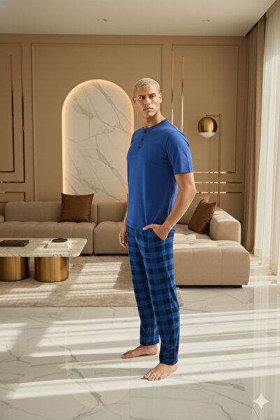 KLY 100% Cotton New Season Men's Luxury Design Pajama Set