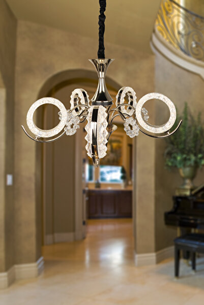 Begüsa Karel Ledli 5.Li Avize Gold Kaplama