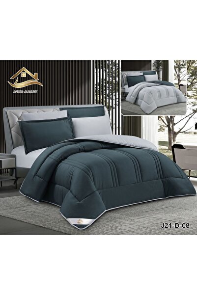 Afkar Albayet Double bed sheet set, 6 pieces, plain microfiber