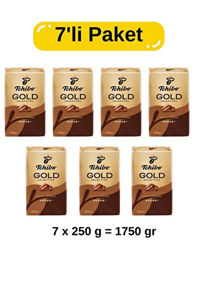 Tchibo Filtre Kahve Gold Selection 7’li Paket 250 g x 7 (Toplam 1750 g)