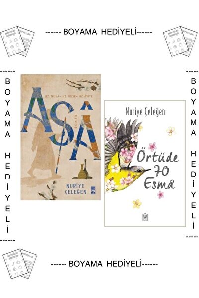 Timaş Çocuk Boyamalı (2) Asa (Hz. Musa Hz Hızır Hz Asiye Hz Şuayb Harun) Örtü...