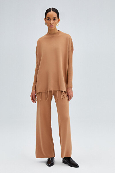 Touché Privé Fringed Sweater Pants Knitwear Set