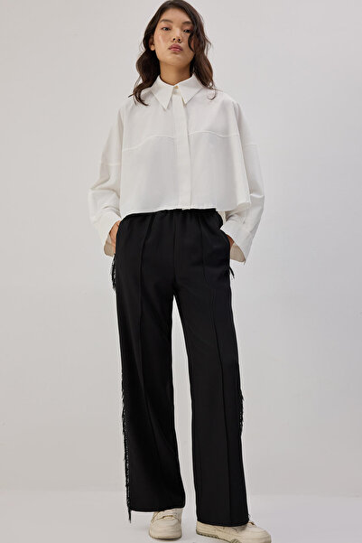 Touché Privé Tasseled Crepe Pants
