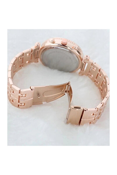 byhodi Elegant and Stylish Special Design Zircon Stone Metal Wrist Watch (rose)